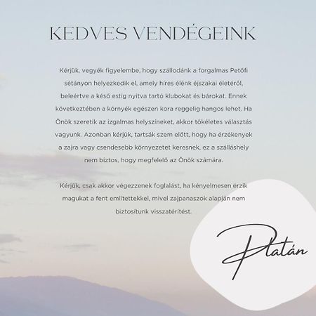 Hotel Platan Siófok Exteriér fotografie